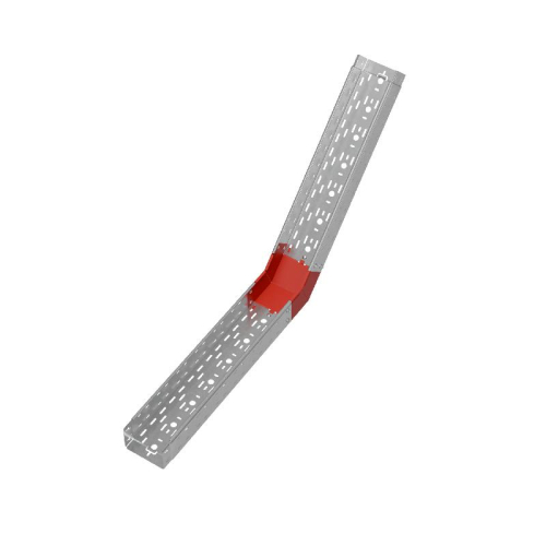 Угол для лотка вертикальный внутренний 45град. 100х150мм "ПЛЮС" HD85 КМ PL17694