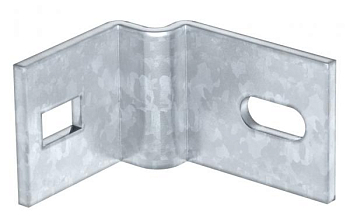 Уголок крепежный 80х65 BW 80 55 FT для стойки IS 8 сталь гор. оцинк. OBO 6019528