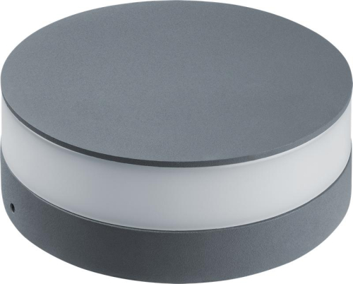 Светильник светодиодный 80 559 NOF-D-W-002-02 12Вт 3000К IP54 300лм для наружной подсветки круг сер. Navigator 80559