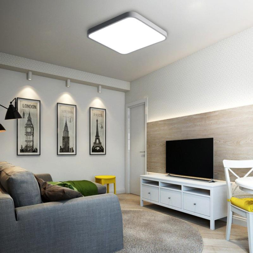 Светильник светодиодный декоративный PPB Scandic-S DIM 72Вт 3000-6500К IP20 настенно-потолочный бытовой диммир. GR JazzWay 5037250