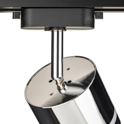 Светильник трековый ARTLINE поворотный 85х85х80мм GX53 230В алюм./пластик. 4кв.м хром. Ritter 59867 5