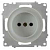 Механизм розетки 1-м СП Florence 16А IP20 без заземл. винт. контакты сер. 1E10301302 OneKeyElectro 2172835