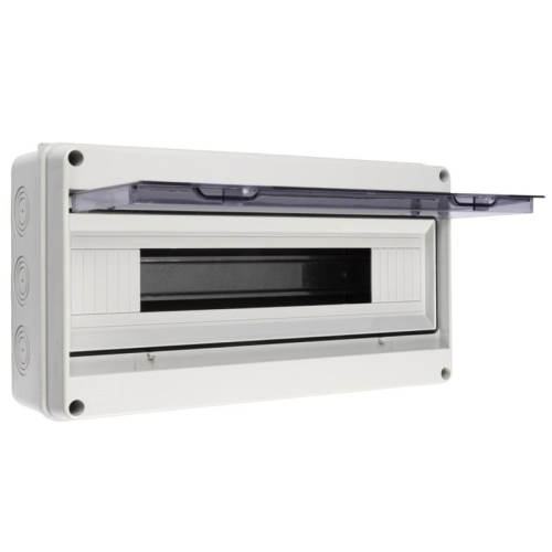Бокс модульный накладной PDB/W 4018 GR (ЩРН-ПГ-18) IP65 пластик. Pro JazzWay 5072121