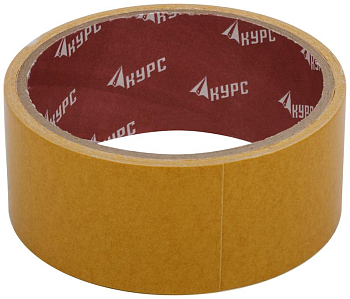 Лента-скотч клейкая двусторонняя 38ммх5м КУРС 11802