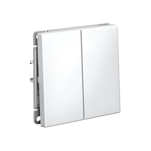 Переключатель 2-кл. ArtGallery 10AX быстрозажим. клем. механизм бел. SE GAL000165S