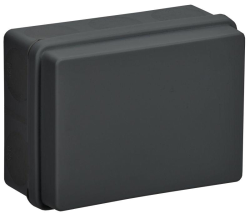 Коробка распаячная ОП КМ42441 150х110х70мм IP67 10вводов черн. IEK UKO21-150-110-070-K02-66