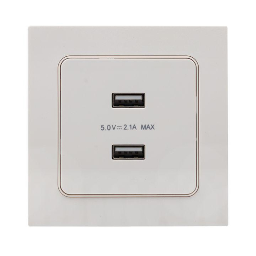 Розетка USB 2-м Стокгольм 2.1А механизм бел. PROxima EKF EYR16-028-10-2USB