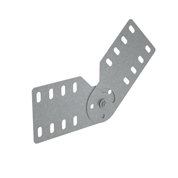 Соединитель для лотка шарнирный для борта H=100мм "ПЛЮС" INOX316L КМ PL11557