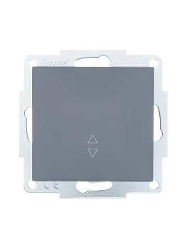 Переключатель проходной 1-кл. СП Vesna механизм графит LEZARD 742-3488-105