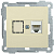 Механизм розетки комп. СП BOLERO РК11-1-Б RJ45 Cat6 крем. IEK EKB16-01-K33