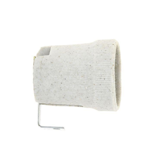 Патрон керамический E27 с держателем EKF LHCe-E27-h