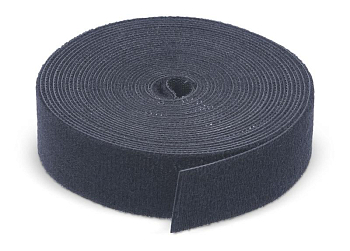 Лента-липучка ROL-5x25-BK 25х5000мм черн. (рулон) Cabeus 9381c