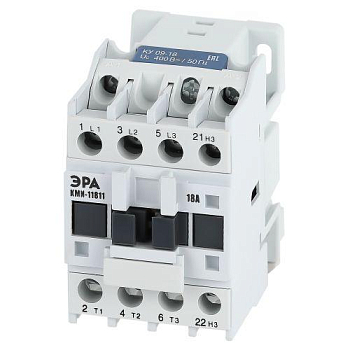 Контактор PRO KKM11-018-400-01-E КМИ-11811 18А 400В/АС3 1НЗ Эра Б0050434