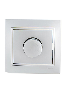 Светорегулятор СП 500Вт Mira с фильтром и предохранителем сер. метал. LEZARD 701-1010-117