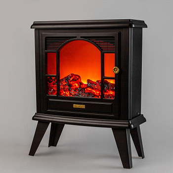 Камин светодиодный "Гранд Шале" с эффектом живого огня 45х18х56см работает от батареек 3хС (в комплект не входят) или от USB (в комплекте) черн. Neon-Night 511-024