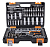 Набор инструментов 1/2дюйм 1/4дюйм CrV в кейсе 108 предмета Вихрь 73/6/7/8
