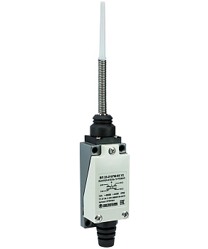 Выключатель путевой ВП 25-2107М-65 У2 рычаг пружинный с пластик. наконечником 1з+1р безинерционный 21х56мм 3А IP65 Электротехник ET007244