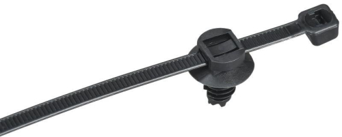 Хомут 4.8х200мм P6.6 с креплением на елочку черн. (уп.100шт) IEK UHH16-D048-200-100-K02