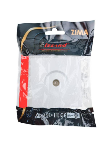 Розетка ТВ проходная СП ZIMA IP20 бел. LEZARD 704-0288-129