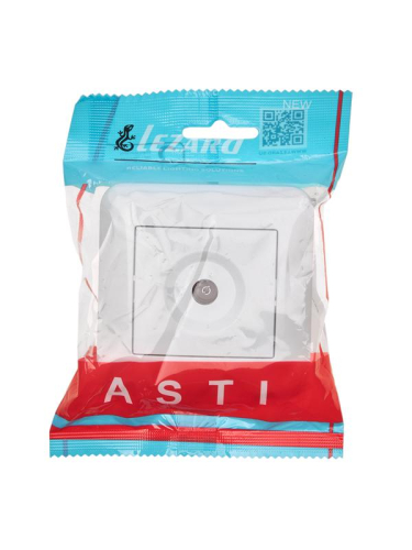Розетка телевизионная оконечная TV СП ASTI IP20 в сборе бел. LEZARD 7081-0202-130