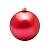 Фигура елочная "Шар" 20см IP65 матов. красн. Neon-Night 502-252