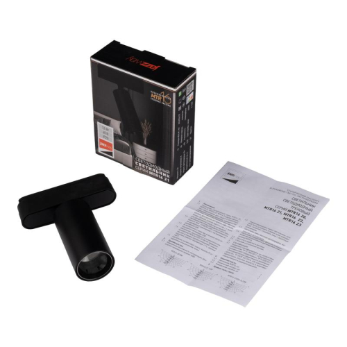 Светильник светодиодный трековый Метр (MTR)16 2112 12Вт 3000К IP20 24град. BL низковольтный черн. Pro JazzWay 5056572