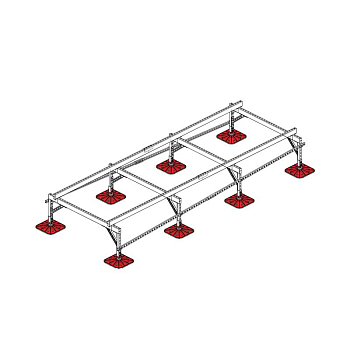 Конструкция опорная для установки оборудования TECHNORAPTOR FOOT 1500х4000 тип 2 KM-TR-F-SSEI-1500-4000-2 КМ TR0037