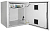 Шкаф уличный 19дюйм 12U 650х600мм IP55 метал. дверь; сер. ITK LO35-12U66-M55