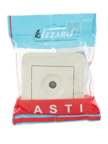 Розетка телевизионная оконечная TV СП ASTI IP20 в сборе крем. LEZARD 7081-0303-130