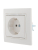 Розетка 1-м СП Mira 16А IP20 с заземл. с бел. вставкой керамика бел. LEZARD 701-0202-122 Розетка 1-м СП Mira 16А IP20 с заземл. с бел. вставкой керамика бел. LEZARD 701-0202-122