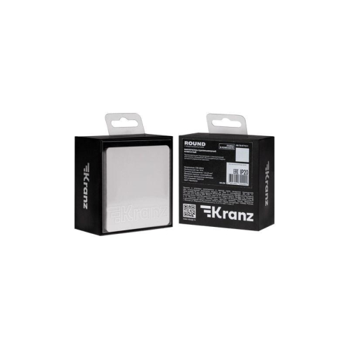 Выключатель 1-кл. СП ROUND MIELE 10А возвратный перламутр Kranz KR-78-0712-1