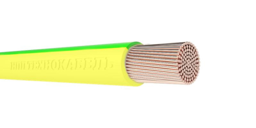 Провод ПуГВнг(А)-LS 1х4 Ж/З 450/750В (бухта) (м) Технокабель 00-00149419