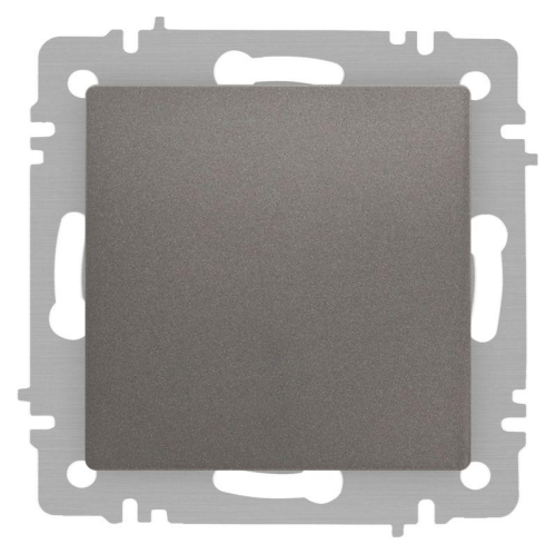 Выключатель Accent 6-101-09 10А-250В IP20 СУ AL/CU титан Intro Б0063440