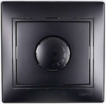 Светорегулятор СП 800Вт Mira со вставкой черн. бархат LEZARD 701-4242-115