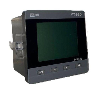Мультиметр 96х96мм 3ф вход 600В 5А THD RS485 МТ-96D DEKraft 51500DEK