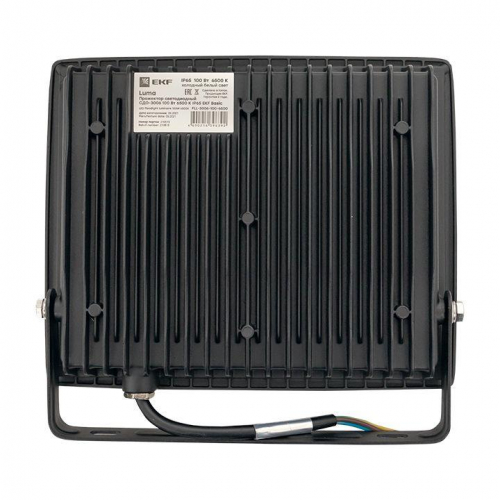 Прожектор светодиодный СДО-3006 100Вт 6500К IP65 Basic EKF FLL-3006-100-6500