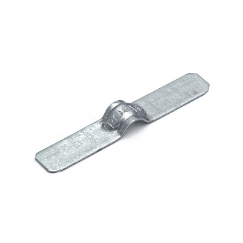 Скоба крепежная двухлапковая СМД d6-7мм для монтажн. пистолета без отверст. метал. (уп.100шт) Промрукав PR13.1975