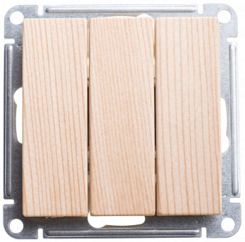 Выключатель 3-кл. СП W59 10А IP20 10AX механизм сосна SE VS0510-351-7-86