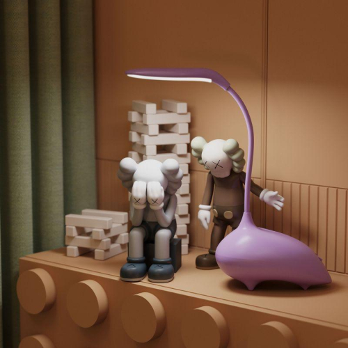 Светильник светодиодный настольный Qplus 6Вт 2700-6000К 330лм 5В аккум. Li-ion 1200мА.ч диммир. детский роз. GAUSS GT7014