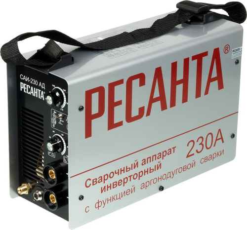 Инвертор сварочный САИ-230-АД 230А d5 220В IP21 режим ММА аргонодуговой Ресанта 65/17