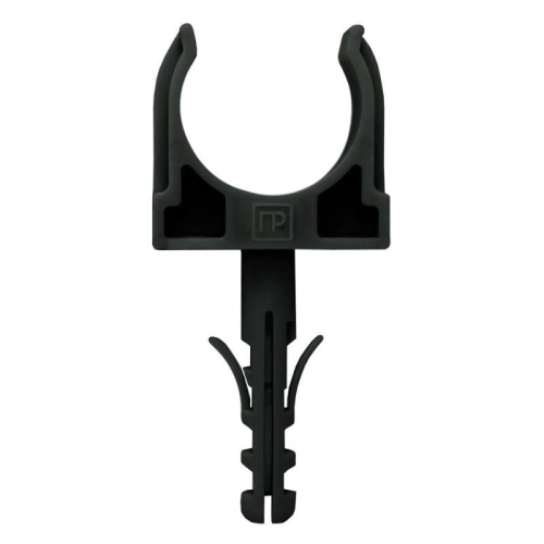 Крепеж-клипса с дюбелем в малой упаковке d32мм черн. (уп.10шт) Промрукав PR13.0306