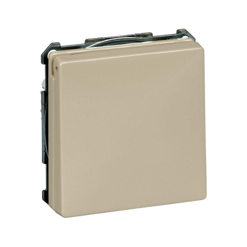 Розетка 1-м СП Merten 16А IP20 без защ. шторок с крышкой QF SD механизм беж. SchE MTN2311-4044