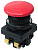 Выключатель кнопочный КЕ-141 У2 исп.2 1НО+1НЗ гриб с фиксацией 10А IP54 660В красн. Электротехник ET502409