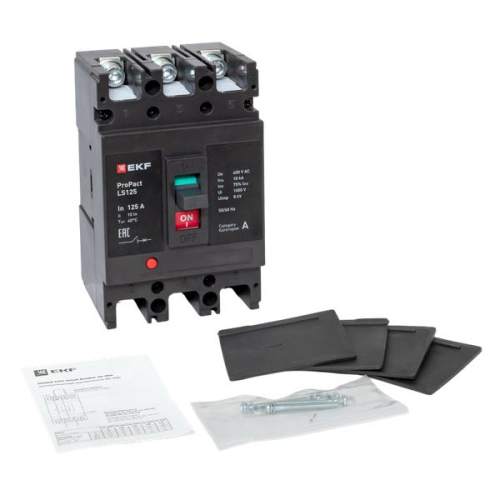 Выключатель автоматический 3п 125А 18кА LS150 ProPact EKF mccb-125-18-3-125-ls