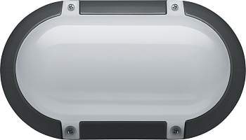 Светильник светодиодный 94 824 NBL-PO1-8-4K-BL-IP65-LED 8Вт 4000К IP65 700лм ЖКХ поликарбонат овал черн. (аналог НПП) Navigator 94824