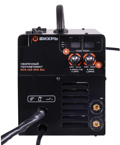 Инвертор сварочный полуавтомат. ИСА-165 MIG 5в1 Вихрь 65/183