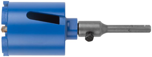 Коронка кольцевая по бетону алмазная безударная в сборе SDS-PLUS 5 зубьев 68мм MOS 33472М