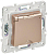 Розетка 1-м SKANDY 16А IP44 с заземл. защ. штроки с крышкой SK-R11Sa песочн. IEK SK-R16-16-44-K98