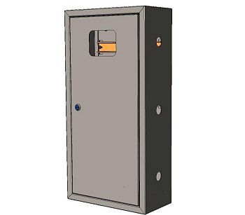 Щит ЯУР для УЭРМ счетчик на DIN-рейку (400х300х150) Basic EKF uerm-din-400