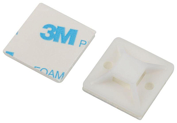 Площадка самоклеящаяся под хомуты 20х20мм NO-225-307 бел. (уп.10шт) Эра Б0066723